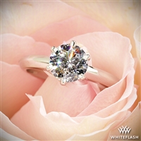 Knife-Edge Solitaire Engagement Ring