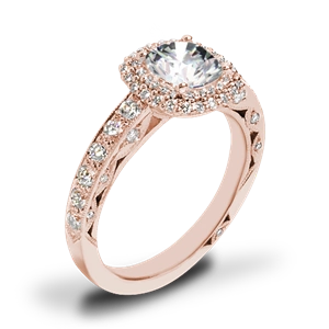 Tacori HT2520CU Blooming Beauties Diamond Engagement Ring