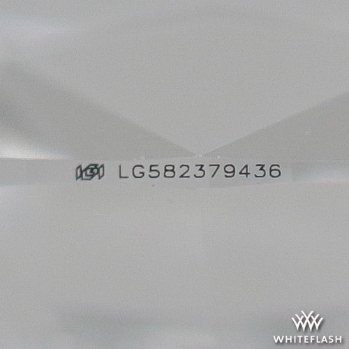 IGI Lab Grown Diamond Inscription