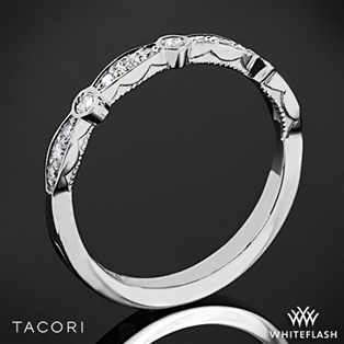 Tacori 47-2 Sculpted Crescent Marquise Shape Diamond Wedding Ring