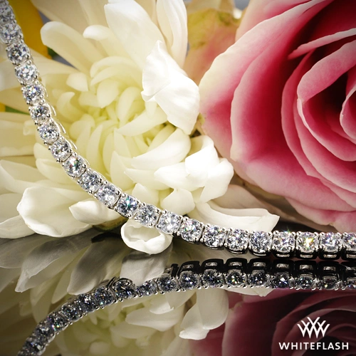 Four-Prong Timeless Lab Created Diamonds Tennis Bracelet