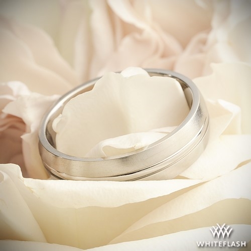 Benchmark 560T Titanium 6mm Split Satin Wedding Ring