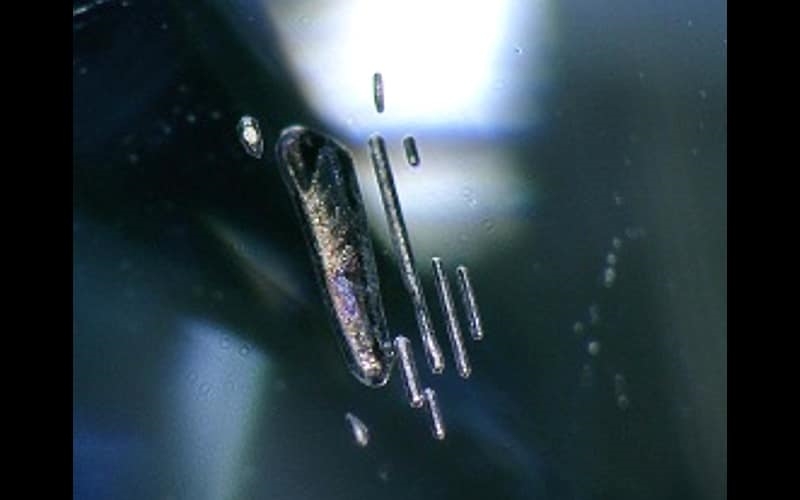 igi-lab-grown-diamond-inclusions-hpht-metallic-feature-needles