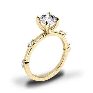 Valoria Spaced Diamond Engagement Ring