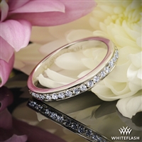 Legato Sleek Line Pave Diamond Wedding Ring