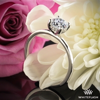 Valoria Hidden Halo Solitaire Engagement Ring