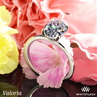 Valoria Hidden Halo Solitaire Engagement Ring