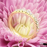 Semi-Custom Half Eternity Diamond Wedding Band