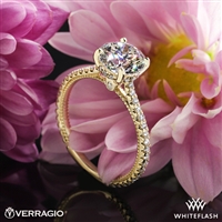 Verragio Cathedral Pave Engagement Ring with Hidden Halo