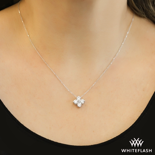 送税込【CRAFTD London】White Clover Stone Pendant (2色)国発 White Clover Stone Pendant (Silver)