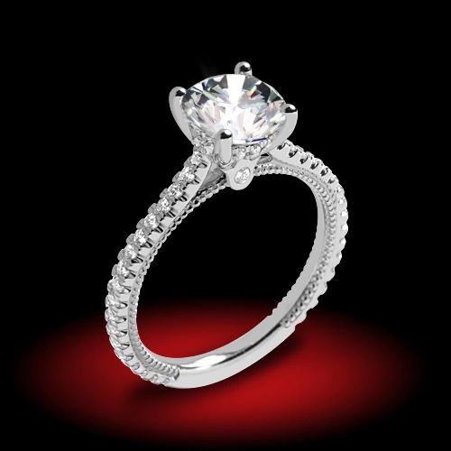 Mounted Diamond Engagement Ring