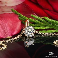 Four-Prong Timeless Diamond Pendant