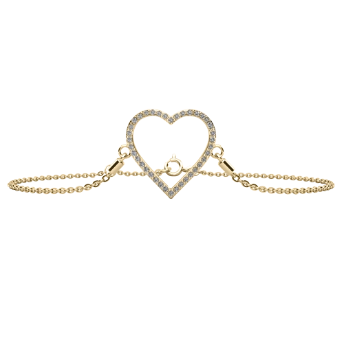 Perfect Heart Diamond Bracelet