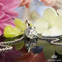 Four-Prong Timeless Diamond Pendant