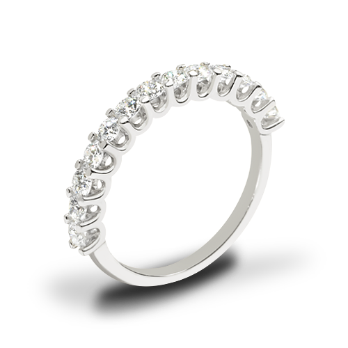 Valoria U-Prong Diamond Wedding Ring