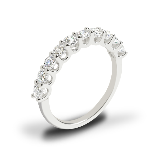 Valoria U-Prong Diamond Wedding Ring