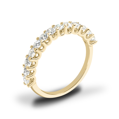 Valoria U-Prong Diamond Wedding Ring