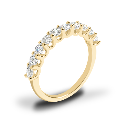 Valoria U-Prong Diamond Wedding Ring