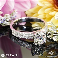 Ritani 1RZ1324 Double French-Set Diamond Engagement Ring