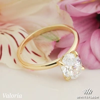 Valoria Four Prong Solitaire Engagement Ring