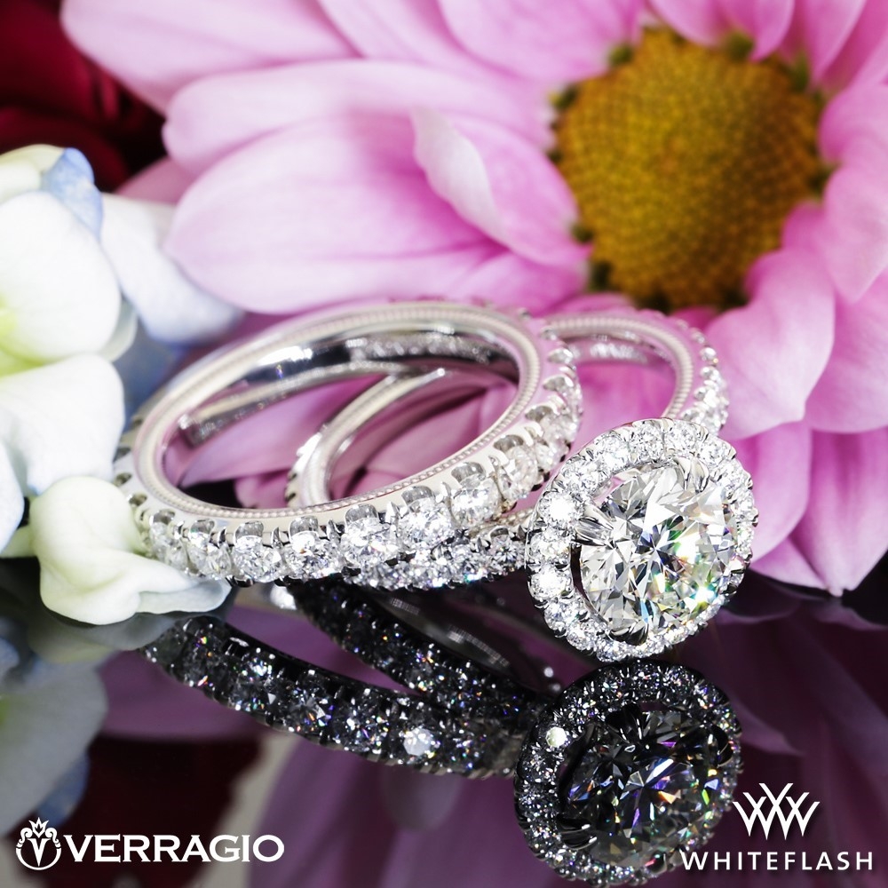 Verragio Tradition TR180HR Diamond Round Halo Wedding Set