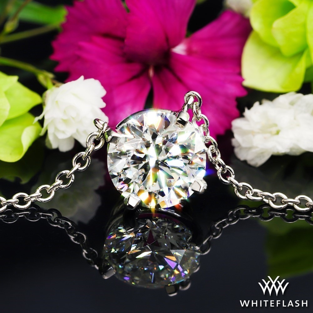 Platinum Semi-Custom Four Corners Pendant