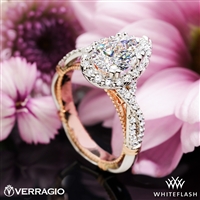 Verragio Parisian D-106CU Twisted Halo Diamond Engagement Ring