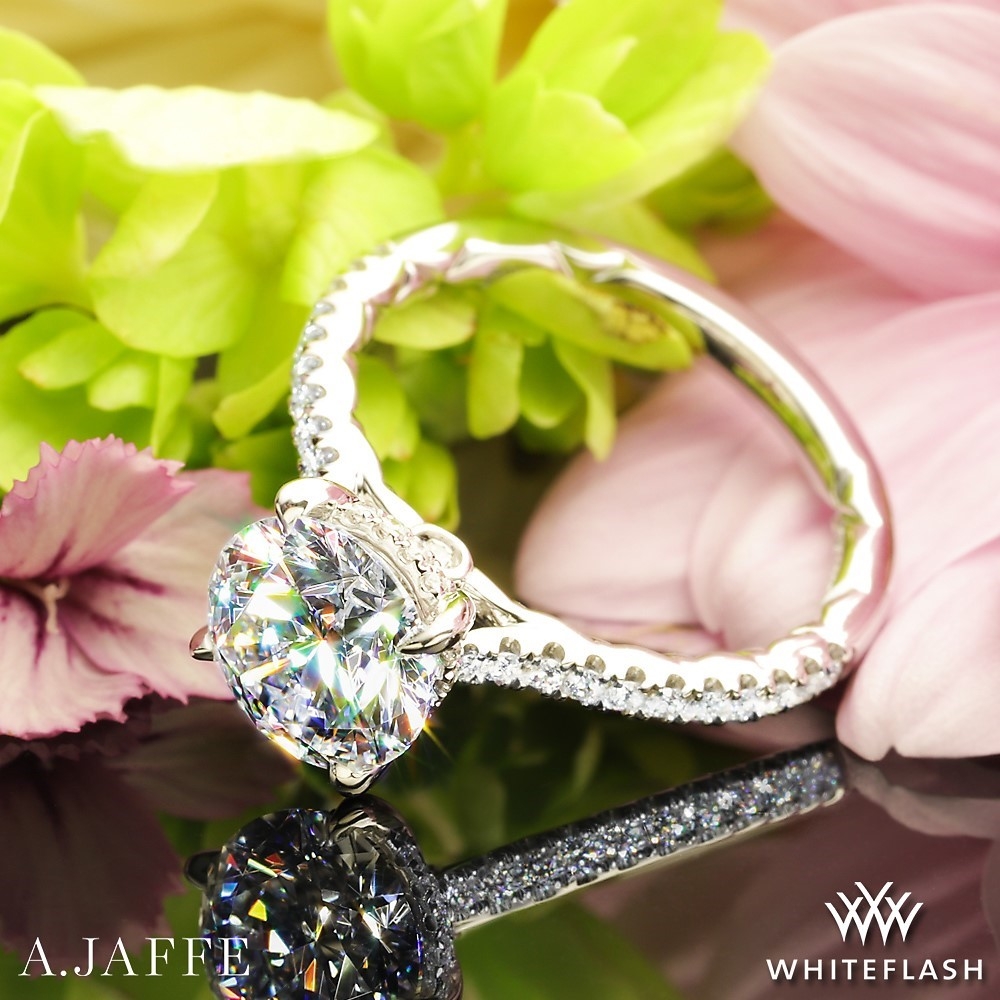 A. Jaffe ME2029Q Classics Diamond Engagement Ring