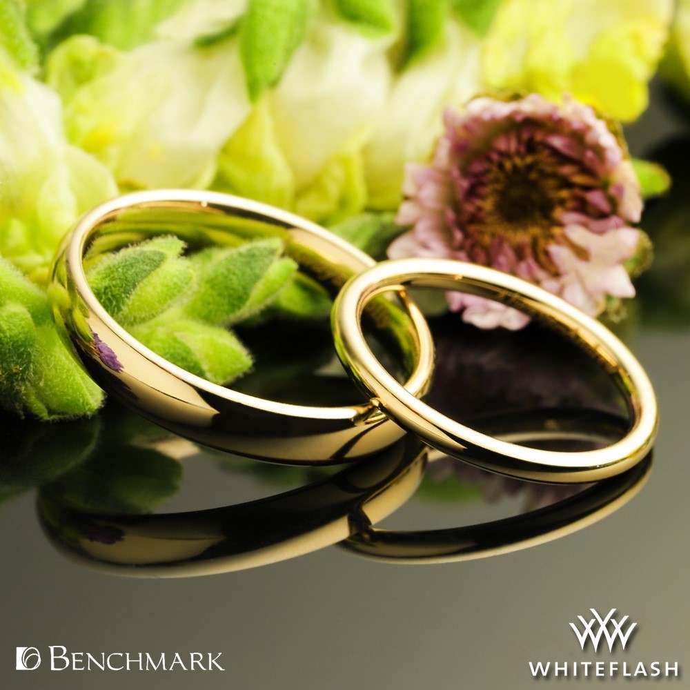 14k Yellow Gold Benchmark Comfort Fit Wedding Ring