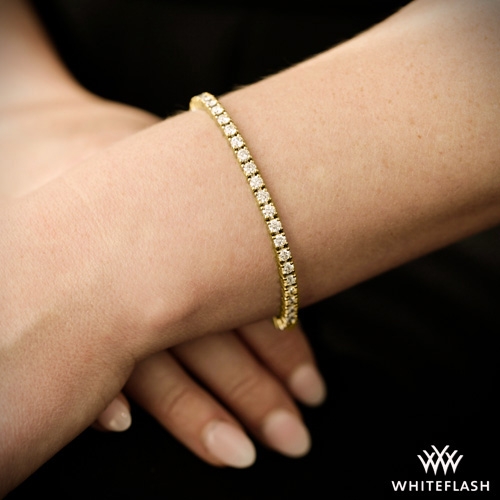 Four-Prong Classic Diamond Tennis Bracelet