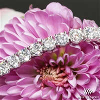 Four-Prong Classic Lab Created Diamond Tennis Bracelet