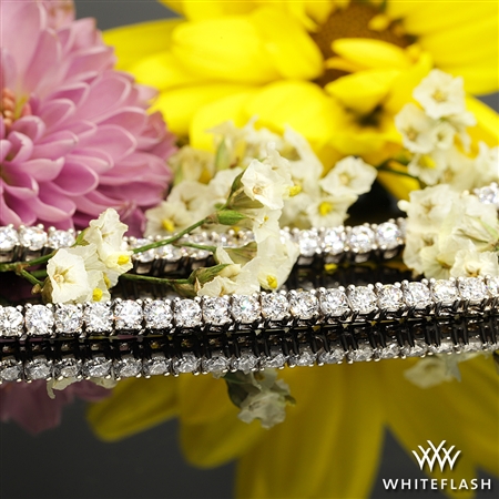 Classic Straight Diamond Tennis Necklace