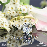Simon G. Caviar Diamond Engagement Ring