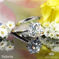 Valoria Petite Six Prong Solitaire Engagement Ring