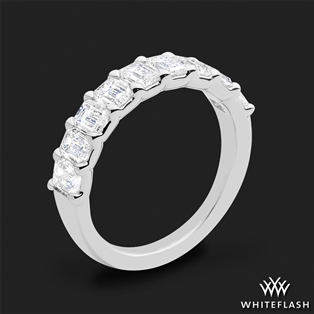 Large Emerald Diamond Right Hand Ring