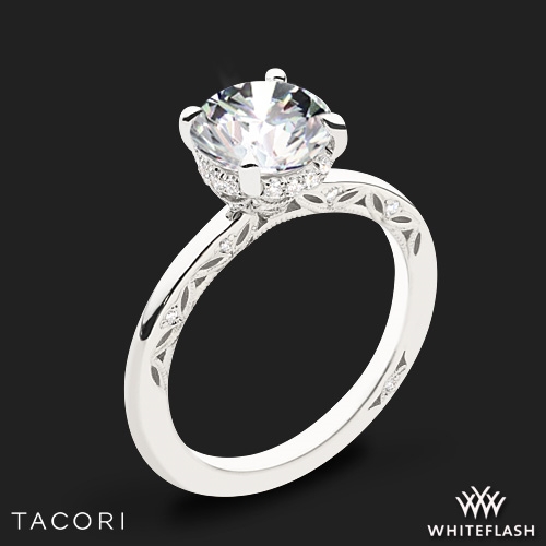 Platinum Tacori 2689 1.7 RD Dantela Diamond Engagement Ring