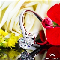 Custom Knife-Edge Solitaire Engagement Ring