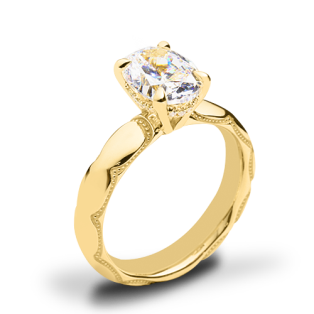 Tacori 414 4 OV Founder's Collection Diamond Engagement Ring