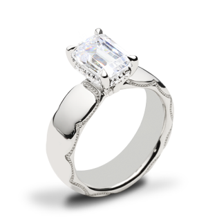 Tacori 414 6 EC Founder's Collection Diamond Engagement Ring