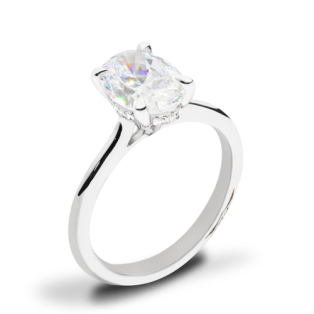 Tacori HT 2580 OV Founder's Collection Diamond Engagement Ring