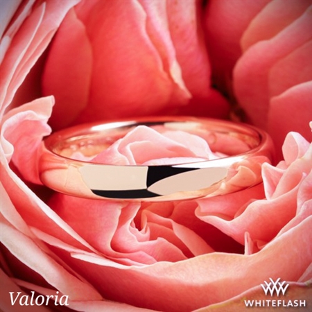 Valoria European Comfort Fit Wedding Ring