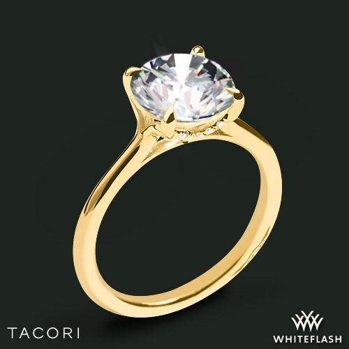 18k Yellow Gold Tacori HT 2588 RD Founder's Collection Diamond Engagement Ring