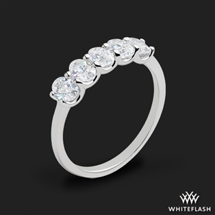 Oval 5 Stone Lab Created Diamond Right Hand Ring