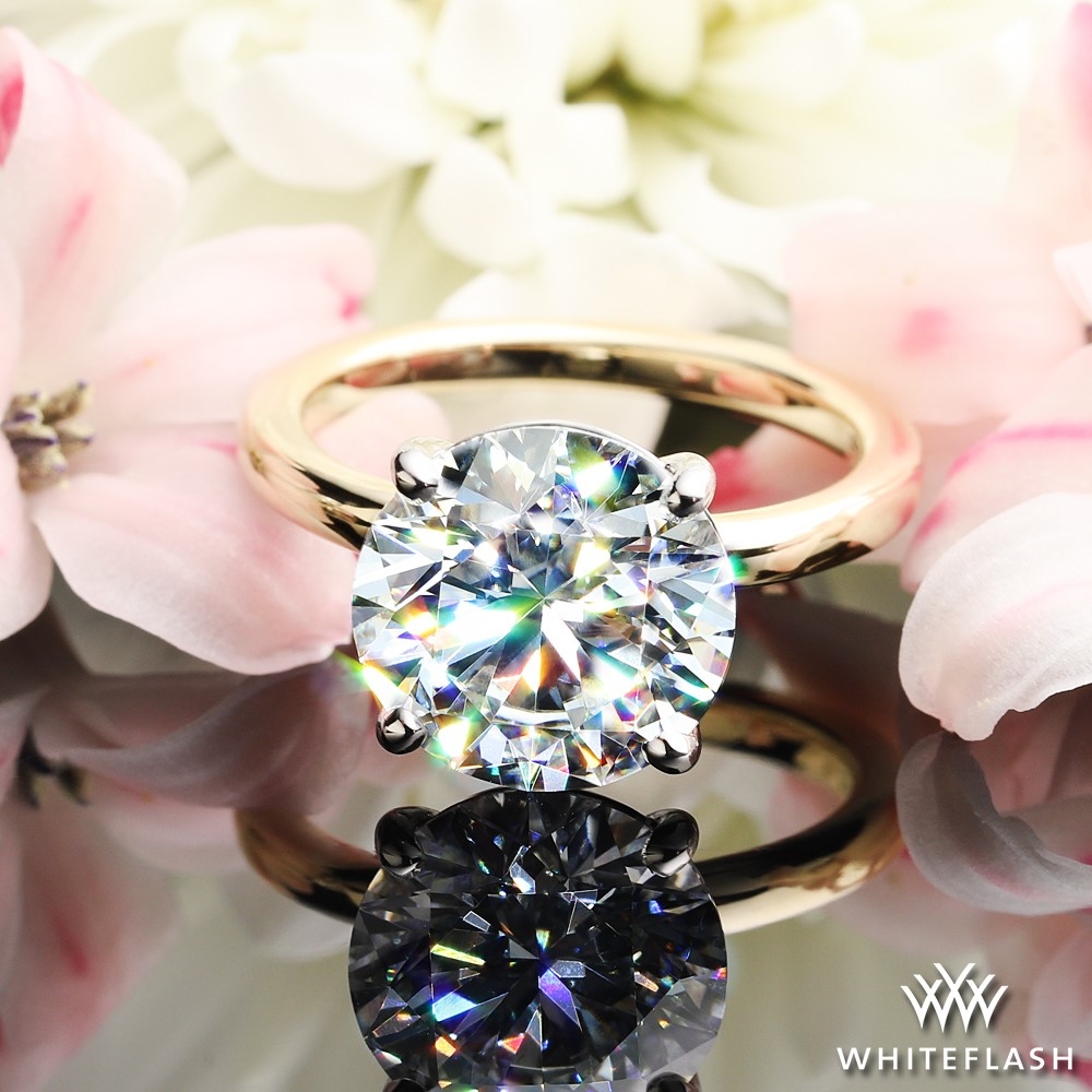 14k Yellow Gold Custom Solitaire Engagement Ring