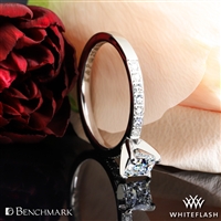 Benchmark LCP2 Large Pave Diamond Engagement Ring