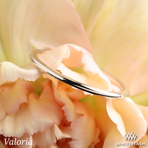 Platinum Valoria Comfort Fit Wedding Ring