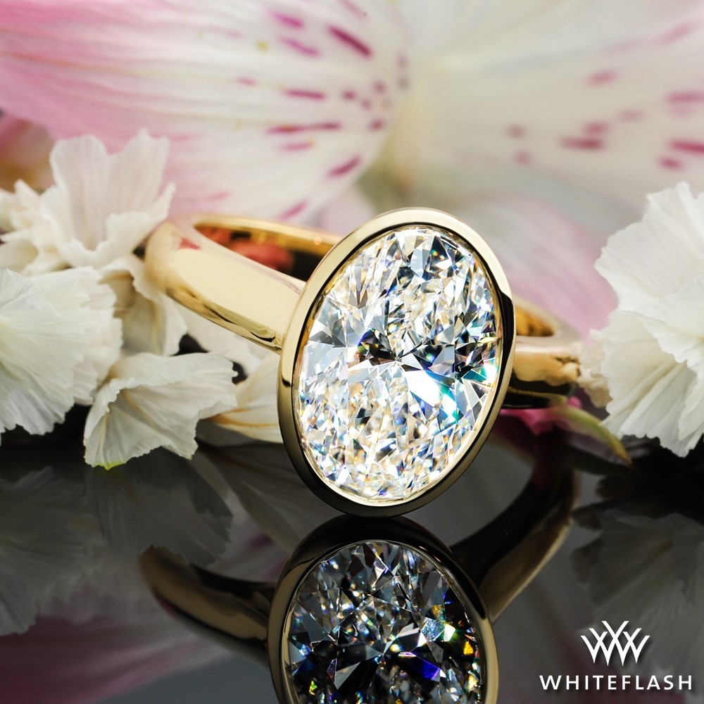 18k Yellow Gold Cameron Solitaire Engagement Ring