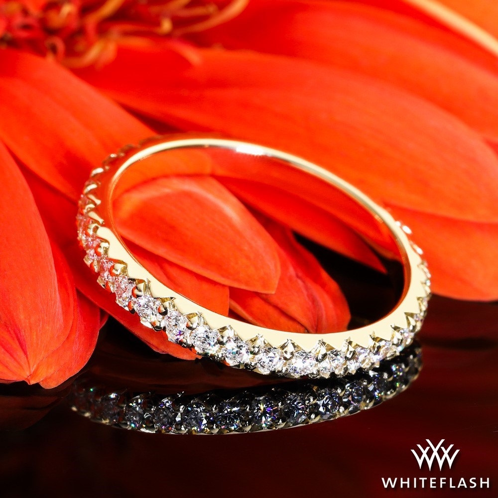 18k Yellow Gold Custom Elena Diamond Wedding Band