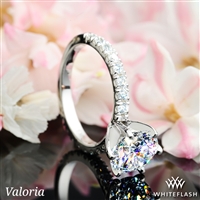 Valoria French-Set Diamond Engagement Ring
