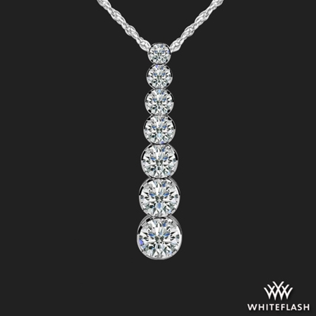 Timeless Seven Stone Graduated Diamond Pendant
